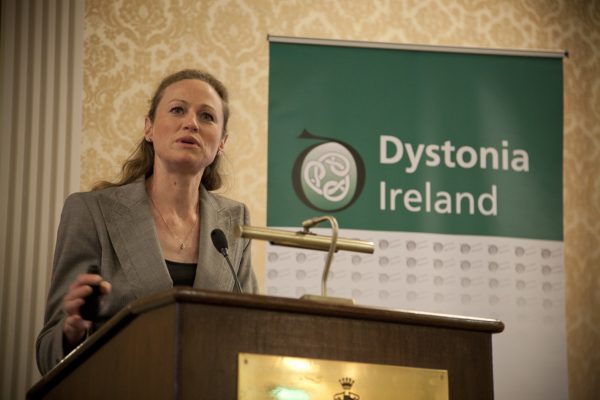 Dr Rebecca Beck, The Irish Dystonia Research Group at the Dystonia Conference: Meet the Experts - An Information Meeting at the Shelbourne Hotel, Dublin, Saturday, 11 June 2016