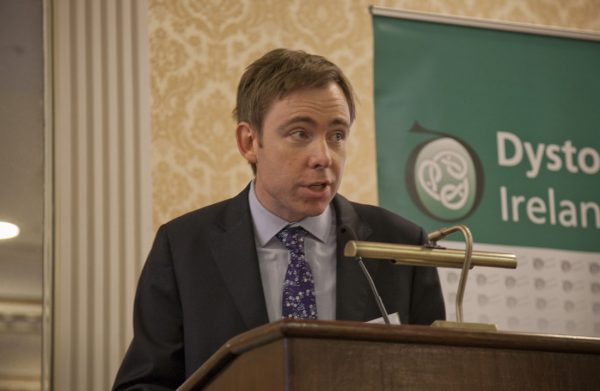 Dr Sean O’Riordan chairing the afternoon session at the Dystonia Conference: Meet the Experts - An Information Meeting at the Shelbourne Hotel, Dublin, Saturday, 11 June 2016
