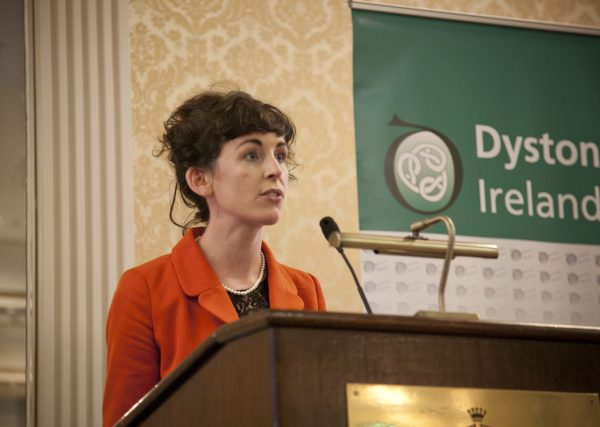 Dr Eavan McGovern speaking at the Dystonia Conference: Meet the Experts - An Information Meeting at the Shelbourne Hotel, Dublin, Saturday, 11 June 2016
