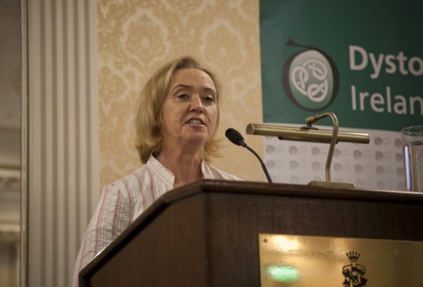 Author Liz Nugent speaking at the Dystonia Conference: Meet the Experts - An Information Meeting at the Shelbourne Hotel, Dublin, Saturday, 11 June 2016,