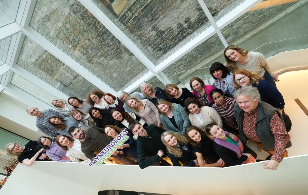 Group photo of supporters of the My Neurology Nurse campaign